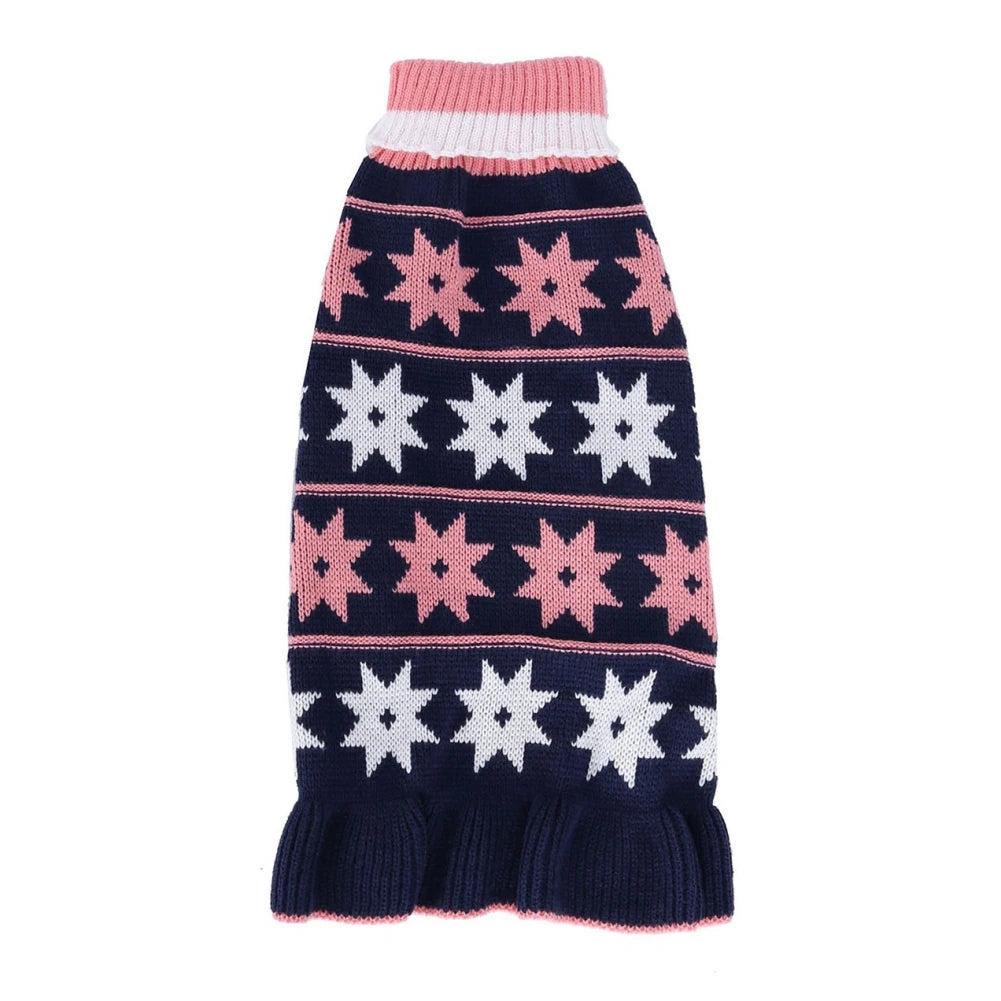 Warm Pet Dog Dresses for Small Dogs Sweater Puppy Cat Dress Shih Tzu Dachshund Clothes Pets Clothing Skirt roupa cachorro