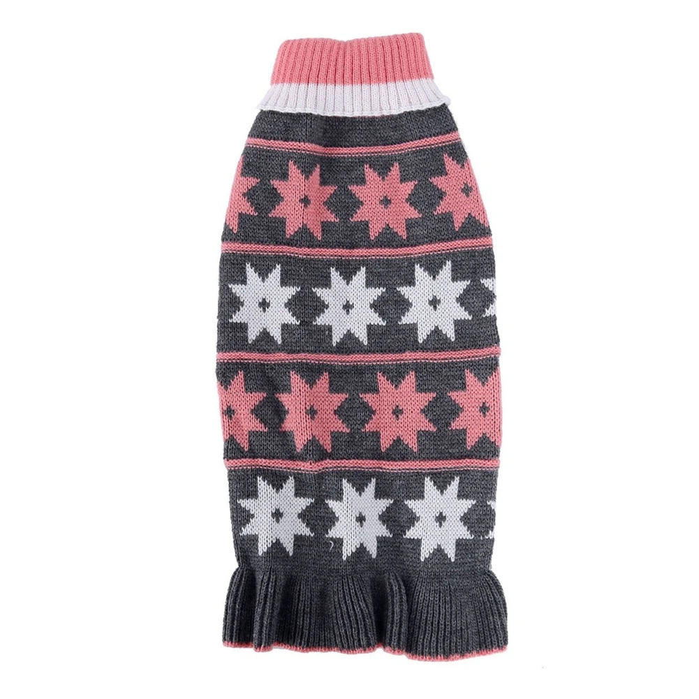 Warm Pet Dog Dresses for Small Dogs Sweater Puppy Cat Dress Shih Tzu Dachshund Clothes Pets Clothing Skirt roupa cachorro