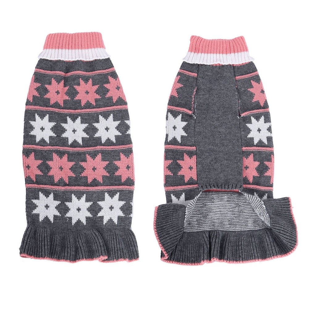 Warm Pet Dog Dresses for Small Dogs Sweater Puppy Cat Dress Shih Tzu Dachshund Clothes Pets Clothing Skirt roupa cachorro