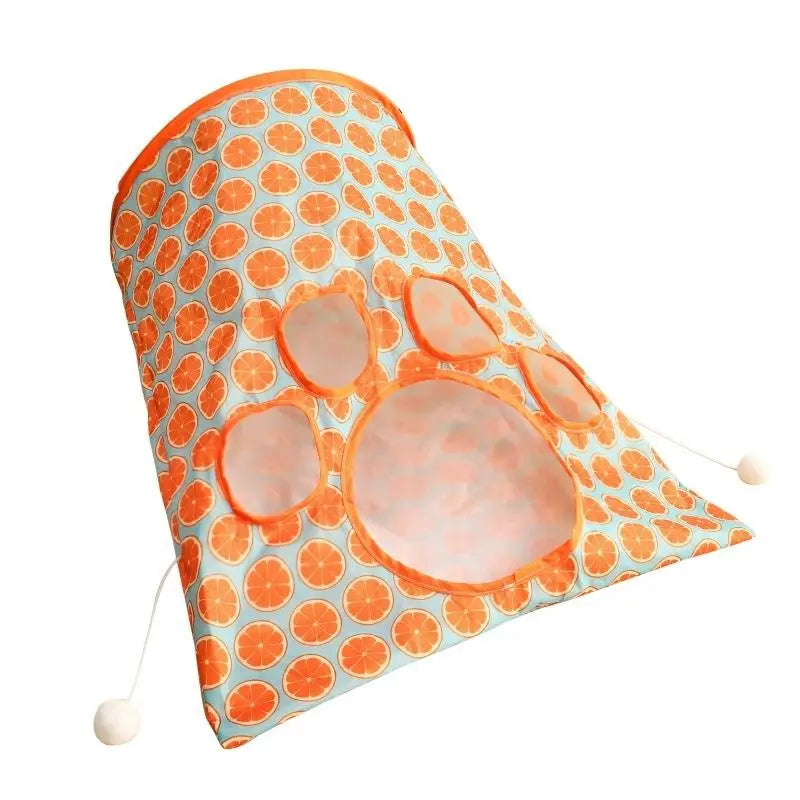 Cat Toys Drilling Bag Teaser Cat Stick Collapsible Cat Tunnel Rattling Paper Chewable Hairball Cat Toys