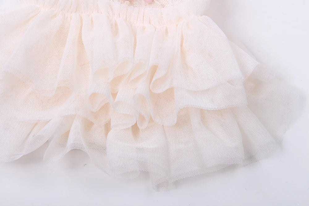 Princess Dog Cat Dress Skirt Flower&Lace Pet Puppy Spring/Summer Clothing Outfit