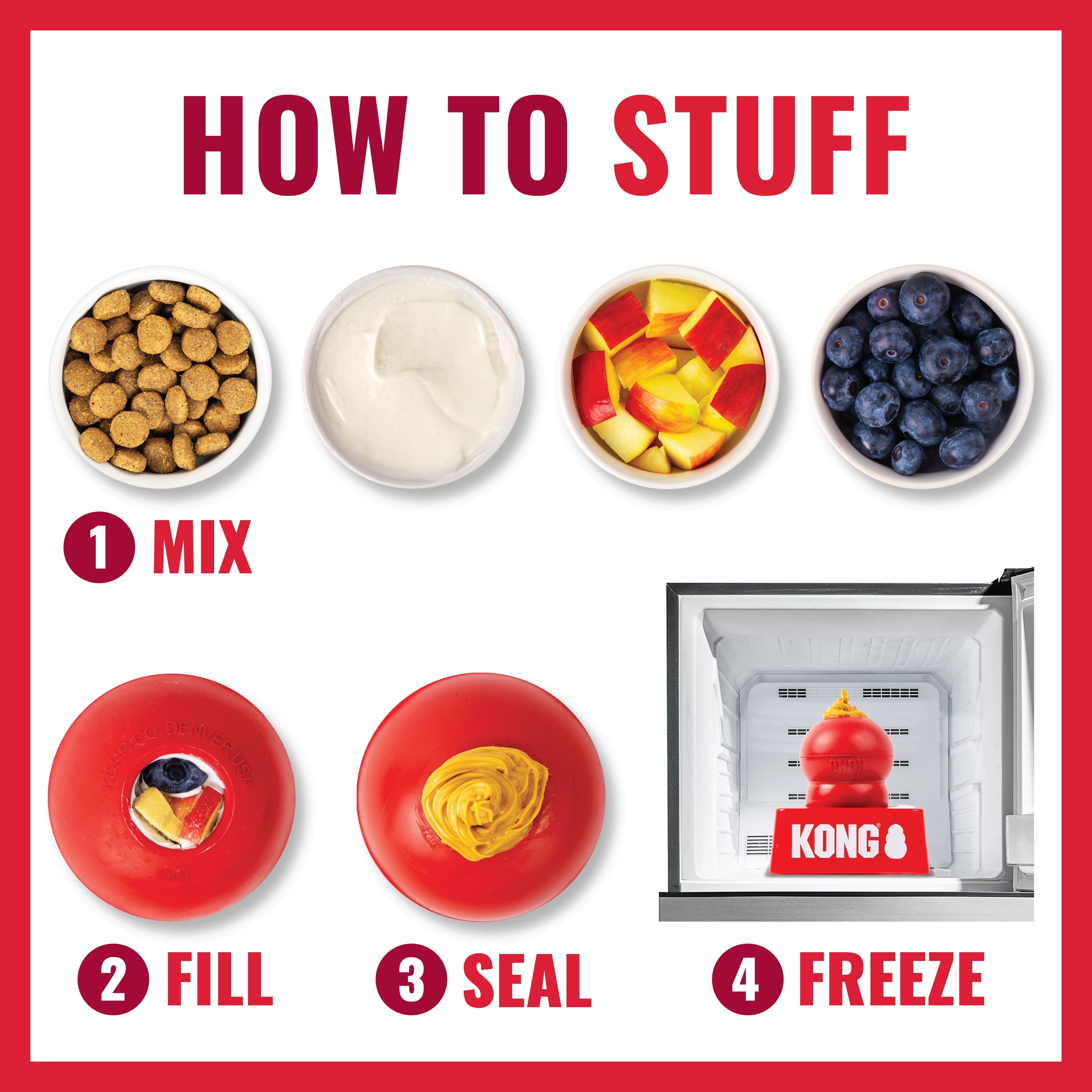KONG Classic Large Dog Chew Toy – Durable, Bouncy & Treat-Friendly