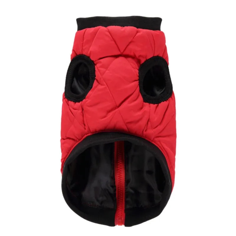 Winter Pet Clothes Warm Jacket Coat With Zipper Dog Clothes Leisure Clothing For Chihuahua French Bulldog Outfits