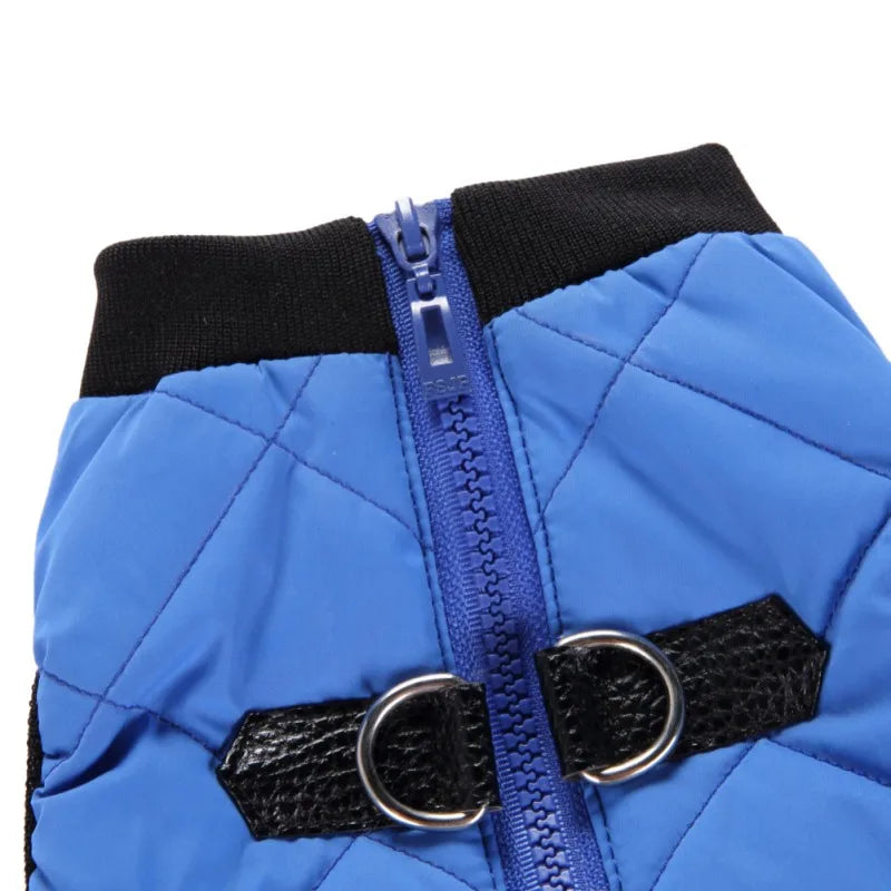 Winter Pet Clothes Warm Jacket Coat With Zipper Dog Clothes Leisure Clothing For Chihuahua French Bulldog Outfits