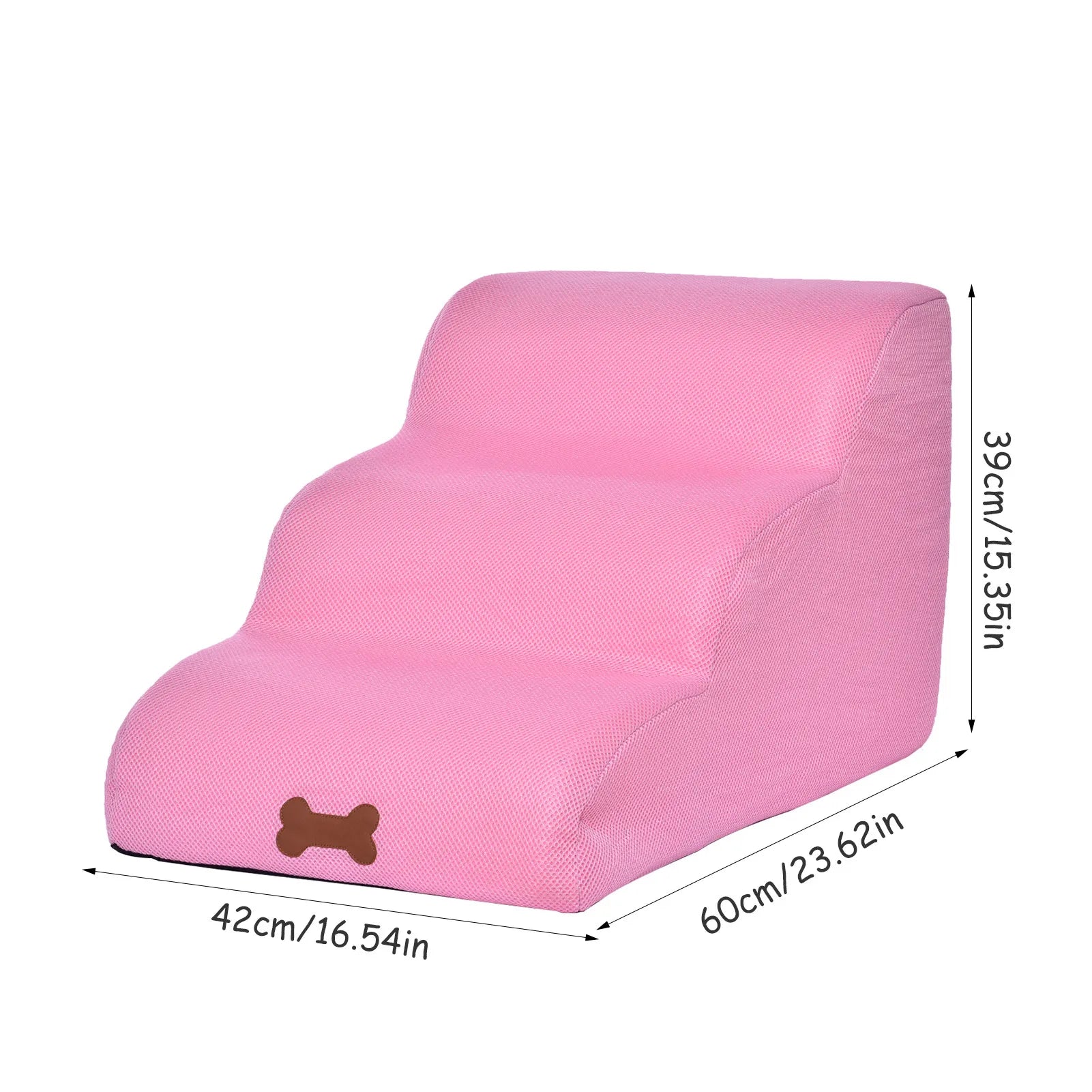 New Dog Stairs Pet 3 Steps Stairs For Small Dog Cat Dog House Pet Ramp Ladder Anti-slip Removable Dogs Bed Stairs Pet Supplies