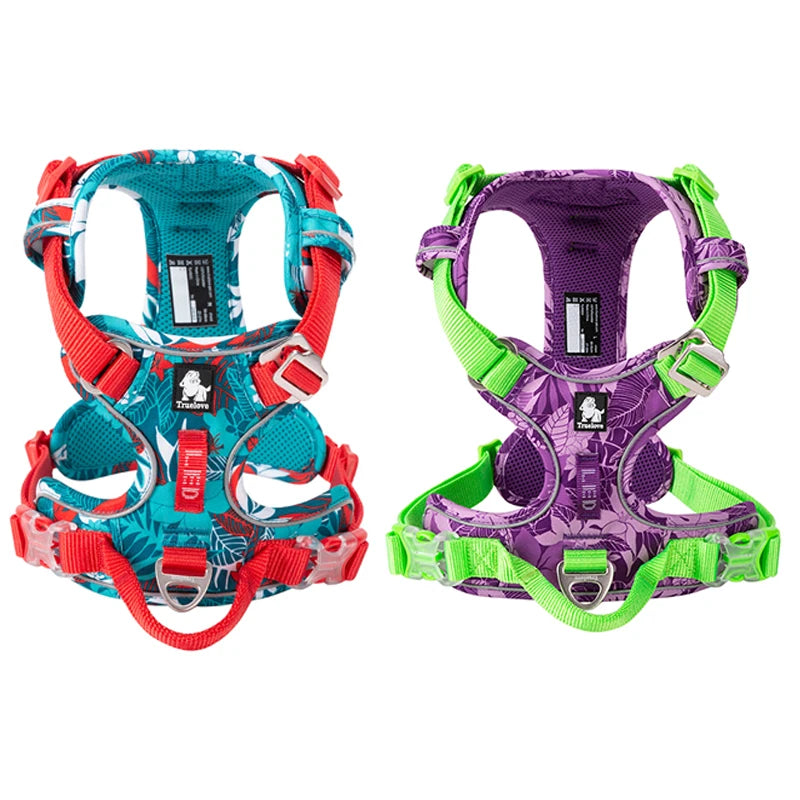 Truelove Pet Dog Harness Camouflage Reflective Nylon Dog Harness Special Edition Easy to Adjust  TLH5653