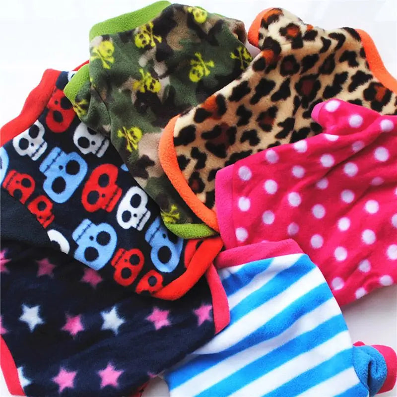 Cute Christmas Costume Pet Dog Clothes Fleece Coat Pet Puppy Warm Winter Pullover Shirt Dachshund Cat Puppy Clothes