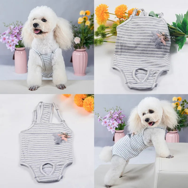 Unisex Pet Physiological Pants Underwear Dog Clothes Puppy Diaper Strap Briefs Female Sanitary Panties Shorts Pet Supplies