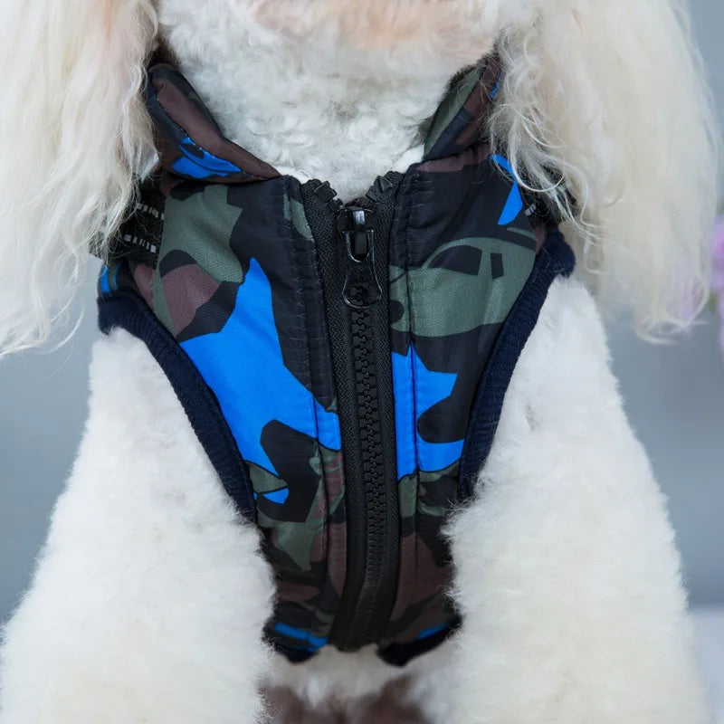 Pet Dog Clothing Winter Jacket with Harness Jacket Puppy Pet Dog Costume Pet Vest Apparel Chihuahua Jacket Dogs Clothing