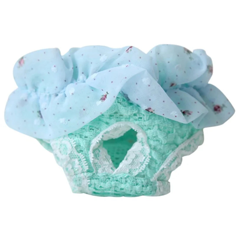 Pet Sanitary Physiological Pants Dog Diaper Washable Female Dog Shorts Panties Menstruation Underwear Dog Pet Briefs