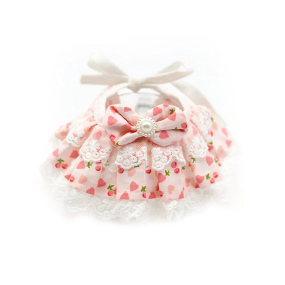 HOT SALES！！！New Arrival Pet Dog Cats Puppy Lace Bowknot Floral Print Collar Bib Necklace Neck Strap Wholesale Dropshipping