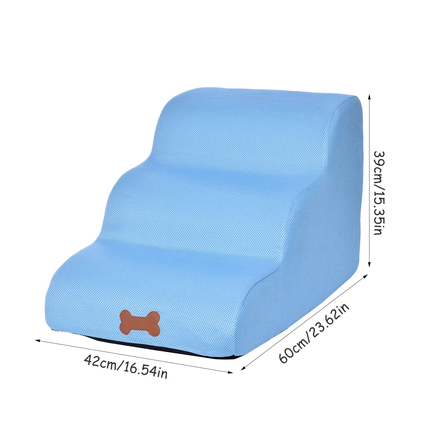 New Dog Stairs Pet 3 Steps Stairs For Small Dog Cat Dog House Pet Ramp Ladder Anti-slip Removable Dogs Bed Stairs Pet Supplies