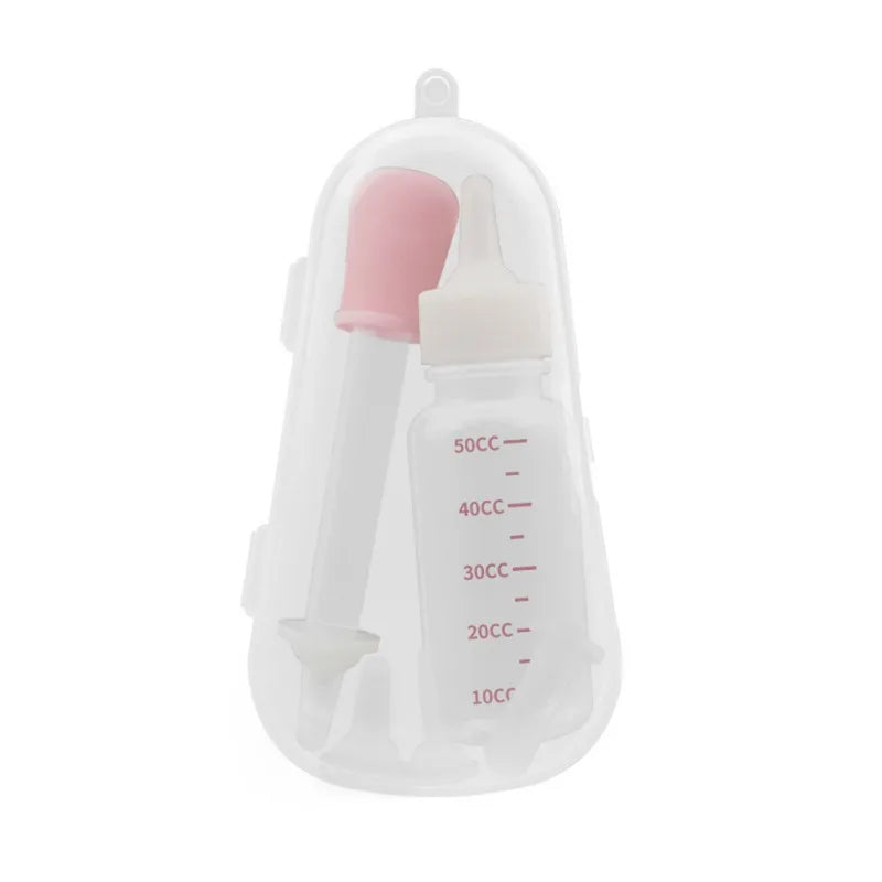 1 Set Pet Puppy Kitten Feeding Bottle/Medicine Feeder Dog Cat Baby Nursing Water Milk Feeder With Cleaning Brush Cat Products