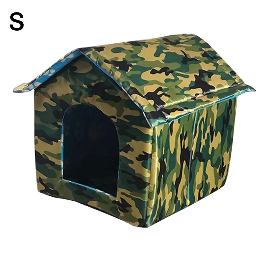 L/M/S Sizes Outdoor Pet House Waterproof Thickened Cat Nest Tent Puppy Pet House Cat Nest Foldable Dogs Bed Pet Carriers