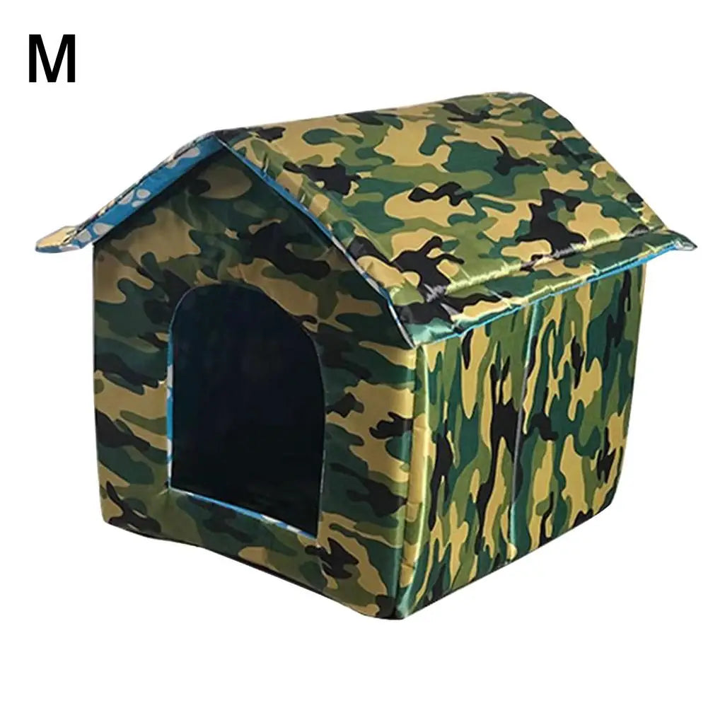 L/M/S Sizes Outdoor Pet House Waterproof Thickened Cat Nest Tent Puppy Pet House Cat Nest Foldable Dogs Bed Pet Carriers