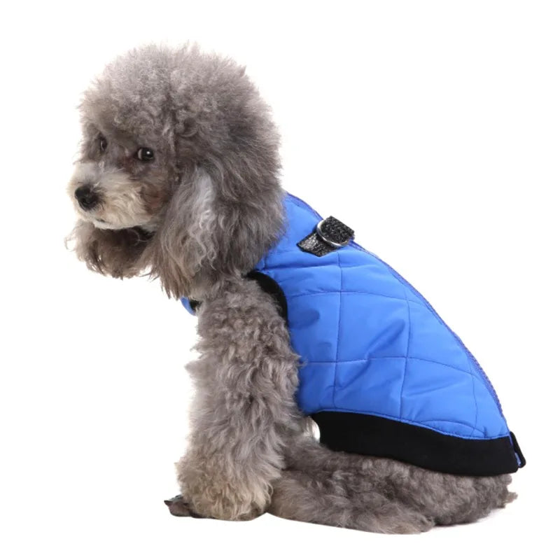 Winter Pet Clothes Warm Jacket Coat With Zipper Dog Clothes Leisure Clothing For Chihuahua French Bulldog Outfits