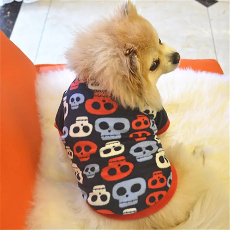 Cute Christmas Costume Pet Dog Clothes Fleece Coat Pet Puppy Warm Winter Pullover Shirt Dachshund Cat Puppy Clothes
