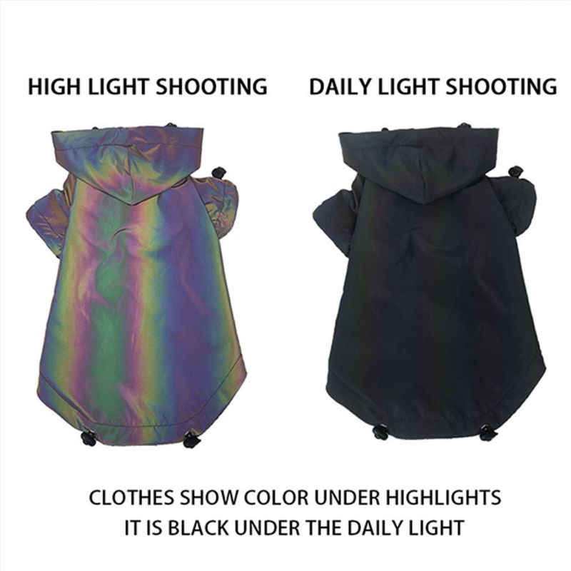 Fashion Pet Clothes Flashing Dogs Hoodie Jacket Reflective Clothing for Small Medium Large Dogs Jacket Clothing Pet Costume
