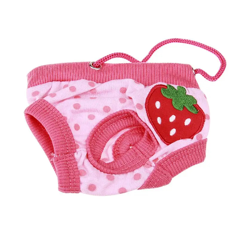 Pet Sanitary Physiological Pants Dog Diaper Washable Female Dog Shorts Panties Menstruation Underwear Dog Pet Briefs