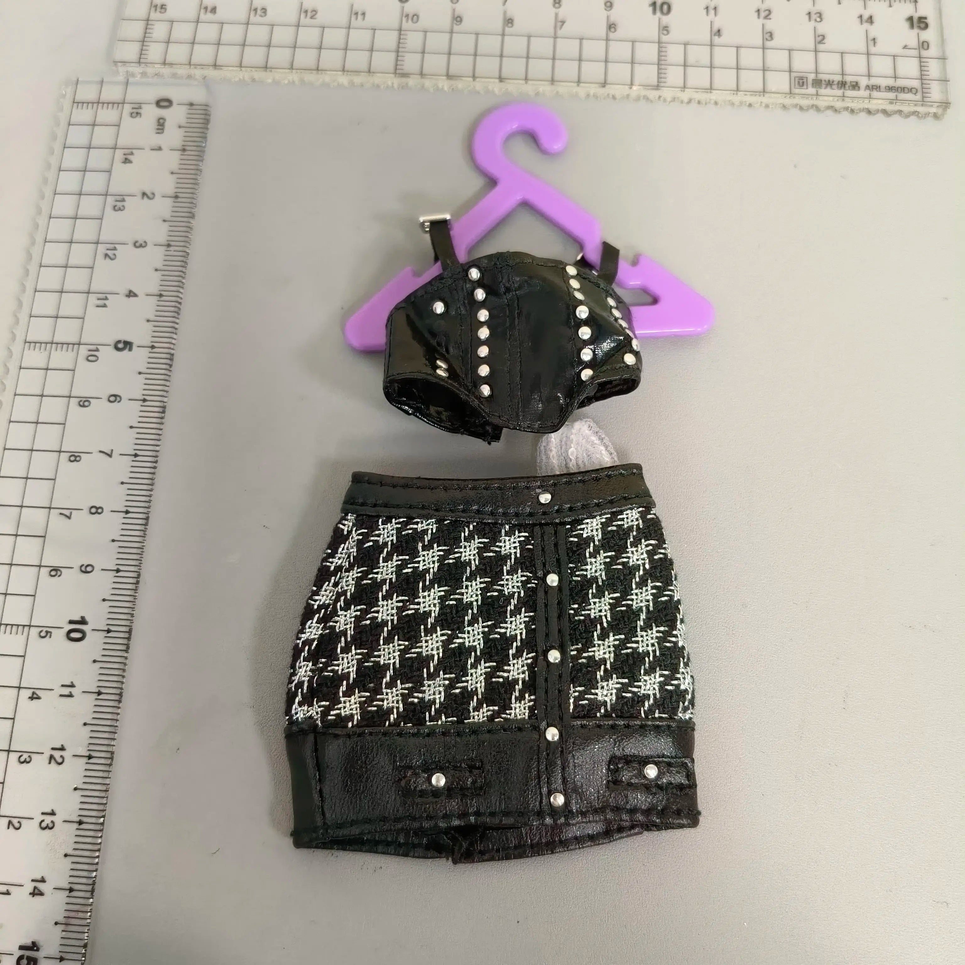 6 points doll clothes ob22 baby clothes rainbow big sister Lijia small cloth 30cm long legs cat dress 2