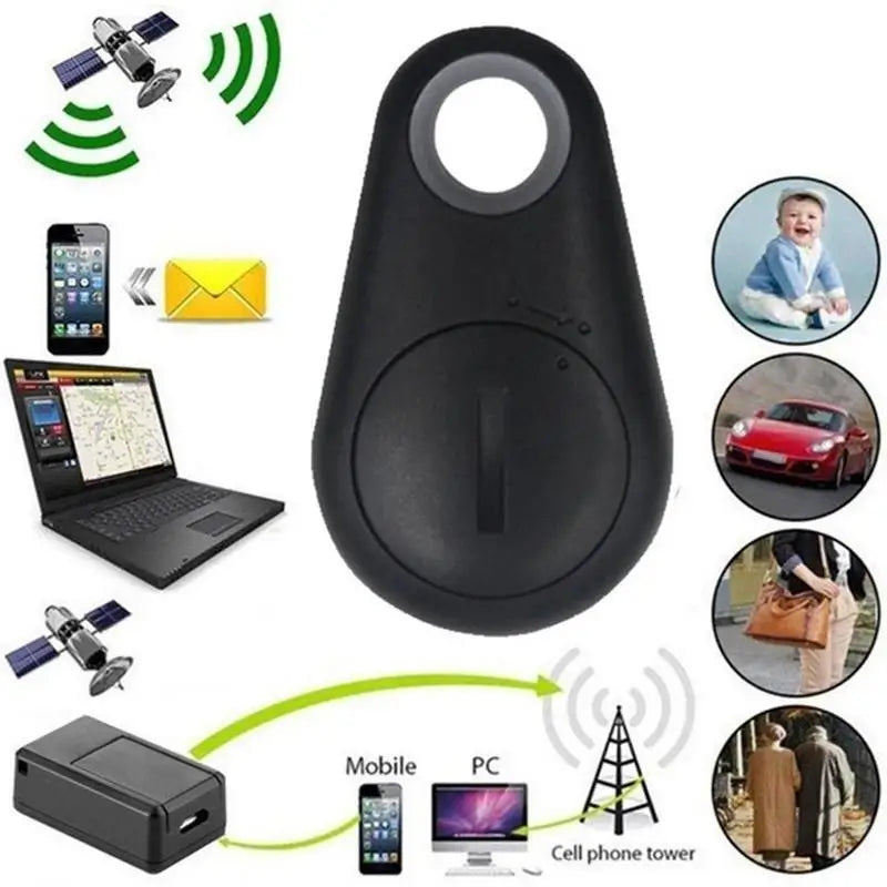 GPS Tracker Mini Fashion Smart Pets Anti Lost Alarm GPS Tracker Wallet Key Finder Locator Dog Pet Child Tracker Key Finder