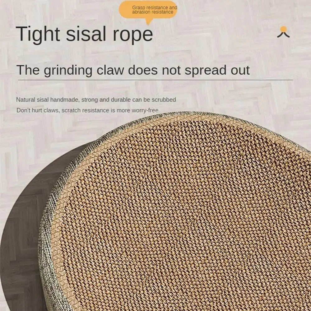 Cat Scratcher Cat Scratch Bed Sturdy Scratcher Pad Oval Cat Scratch Pad Bowl Nest Multifunctional Pet Sleeping Mat for Indoor