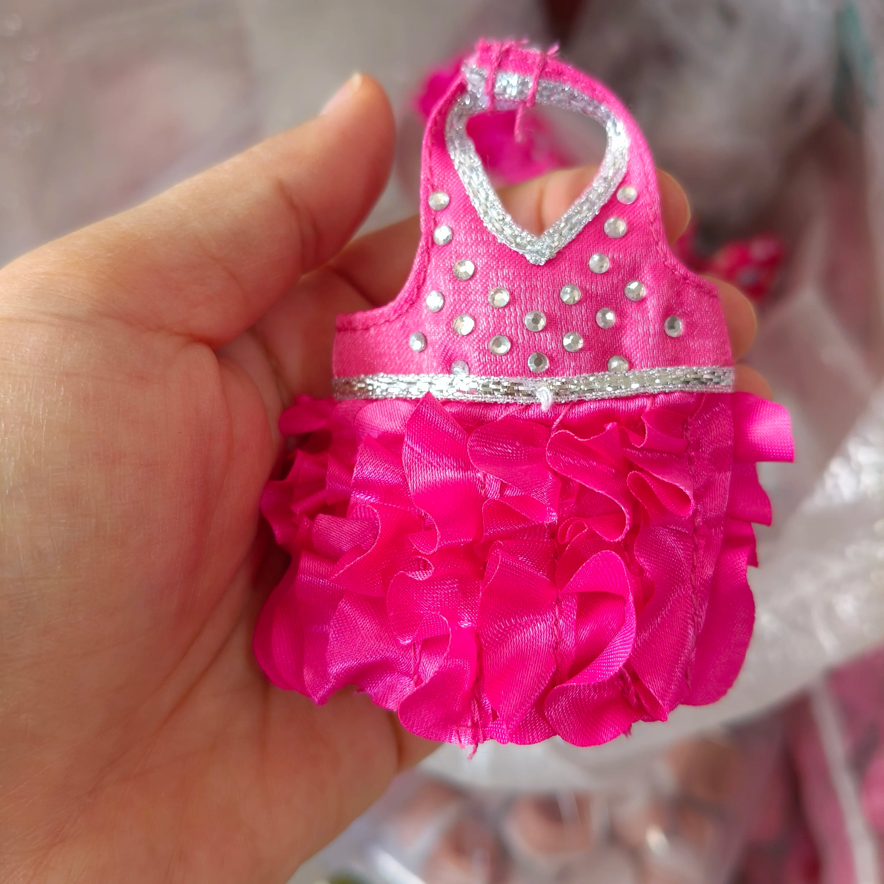 6 points doll clothes ob22 baby clothes rainbow big sister Lijia small cloth 30cm long legs cat dress 2