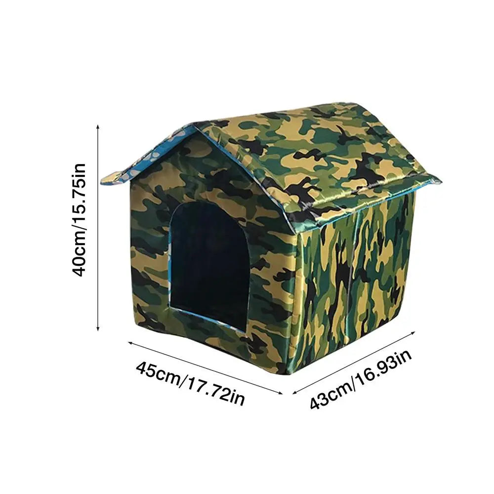 L/M/S Sizes Outdoor Pet House Waterproof Thickened Cat Nest Tent Puppy Pet House Cat Nest Foldable Dogs Bed Pet Carriers