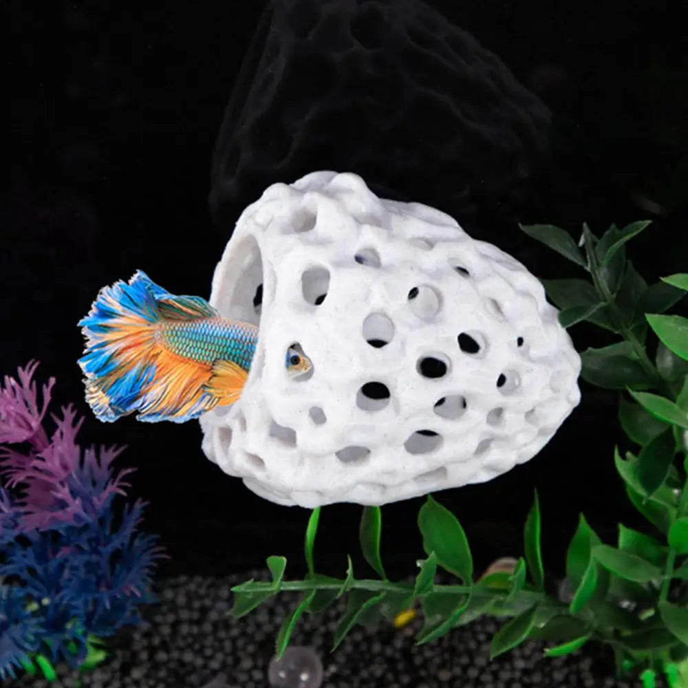 Shrimp Hides for Aquarium Hide Cave Aquarium Shrimp Fish Tank Hide Cave Stable Aquarium Hideouts Cave Aquatic Decoration