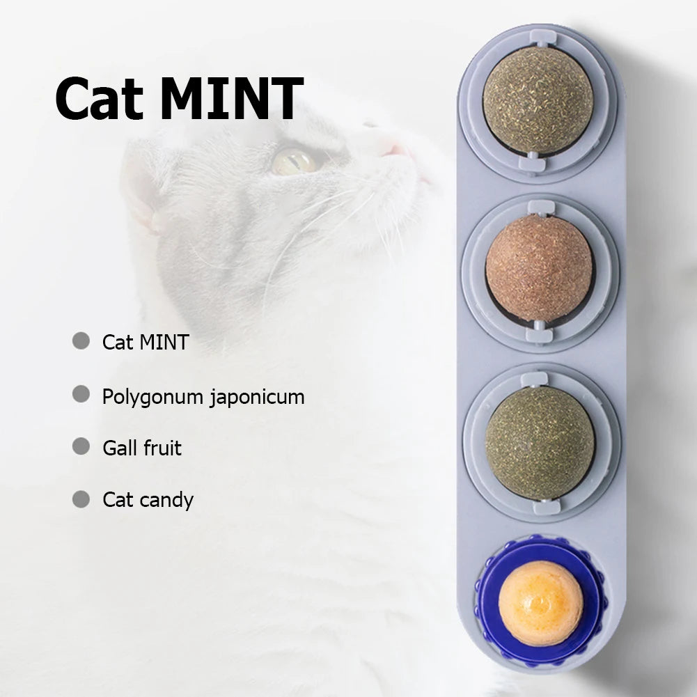 For Cat Mint Ball Healthy Natural Safety Pet Catnip Toys Cat Nip Lollipop Catmint Supplies Matatabi Cleaning Teeth Stick Molar