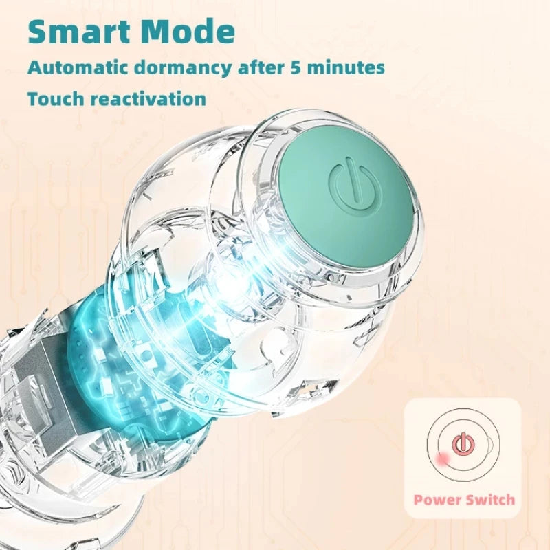 Smart Cat Toys Automatic Rolling Ball Interactive For Cats Training Self-moving Kitten Toys Electric Cat Toys Pet Accessories