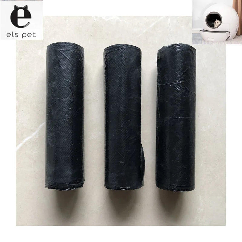 Use for Elspet Automatic Cat Litter Box Self Cleaning Garbage Bag Cat Toilet Accessories Cat Litter Box poop bags