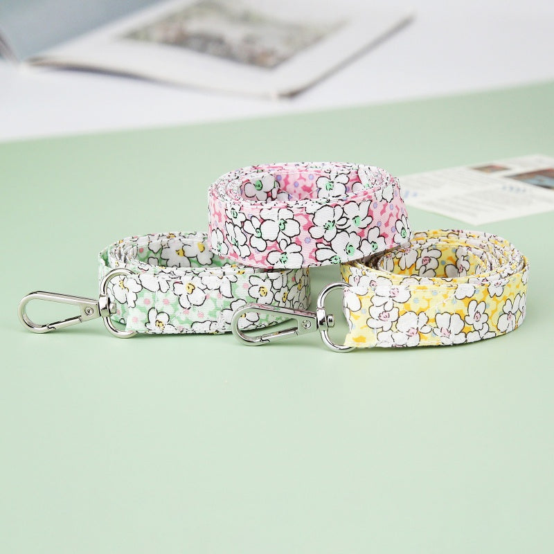Dog Harness Vest Leash Set Floral Puppy Dress Clothes For Small Dogs Skirt Perro Adjustable Pets Clothing Chihuahua Bulldog