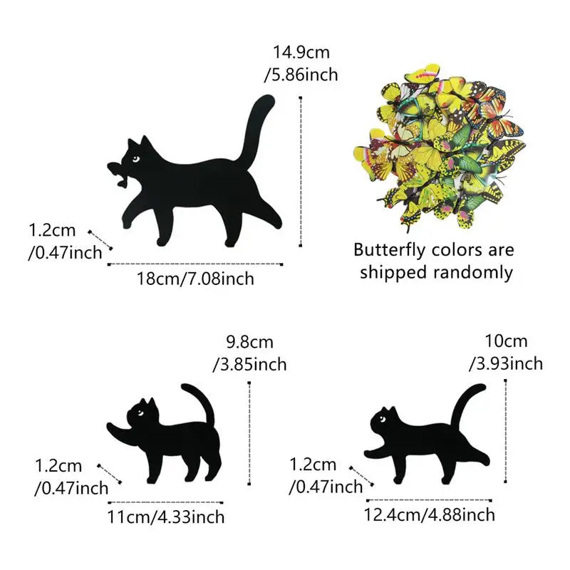 Cat Garden Decor Cat Outdoor Statue Animal Garden Ornaments Cute Lawn Ornaments Home Furnishing Decoration For Courtyards
