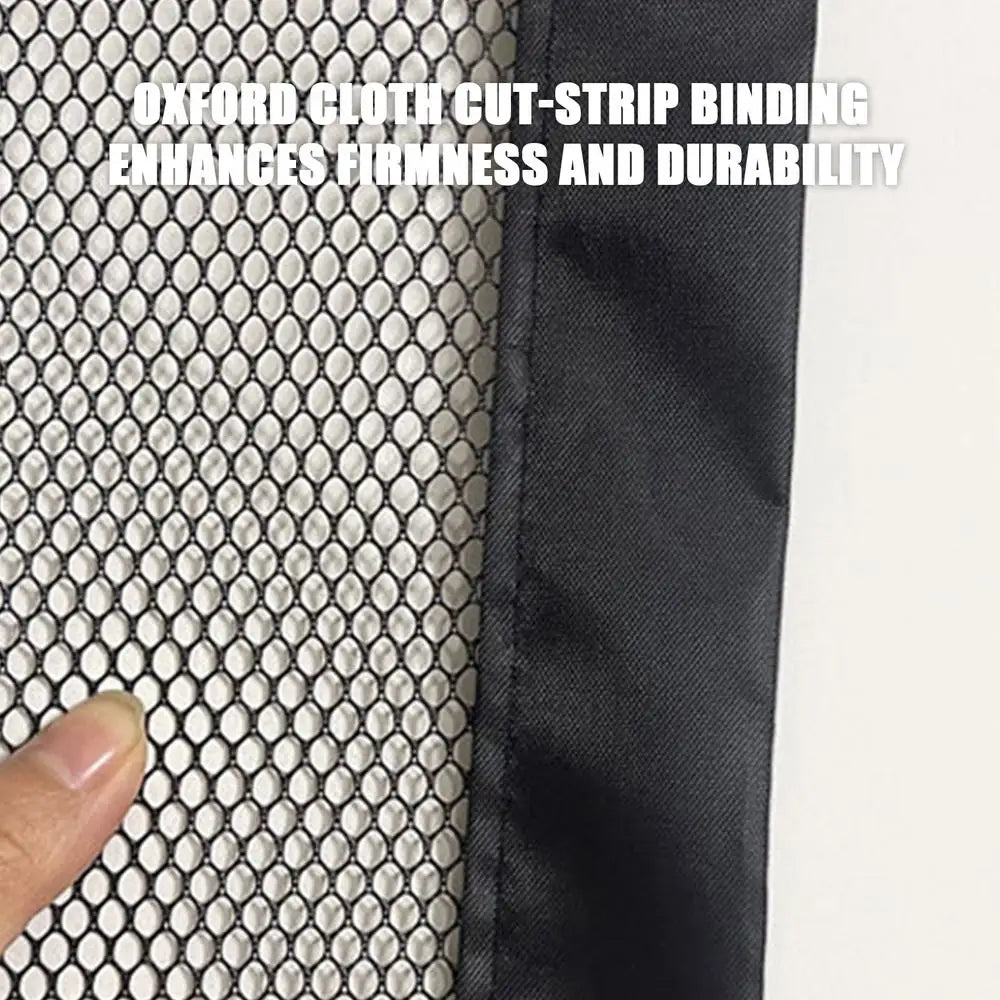Pet Dog Barrier Fences With 6Pcs Hook Pet Isolated Network Stairs Gate New Folding Breathable Mesh Playpen For Dog Safety Fence