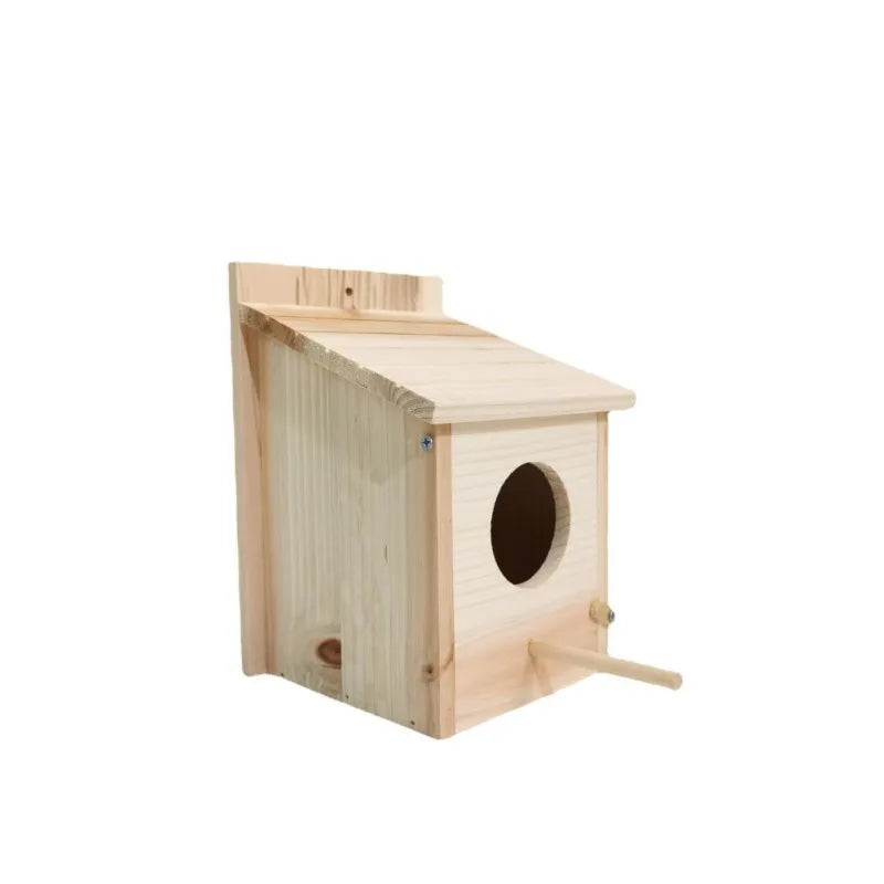 Garden Wooden Hummingbird House Wild Bird For Outdoor Hanging Feeder For Outdoor Garden Yard Decoration Swallow Sparrow Nesting