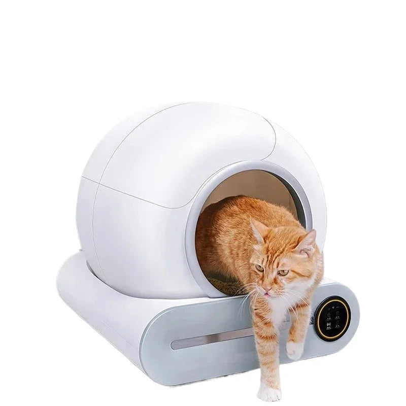 Smart Cat Litter Box for Pets Automatic Cleaning Electric Large Deodorizing Cat Toilet Fully Enclosed Automatic Cat Litter Box
