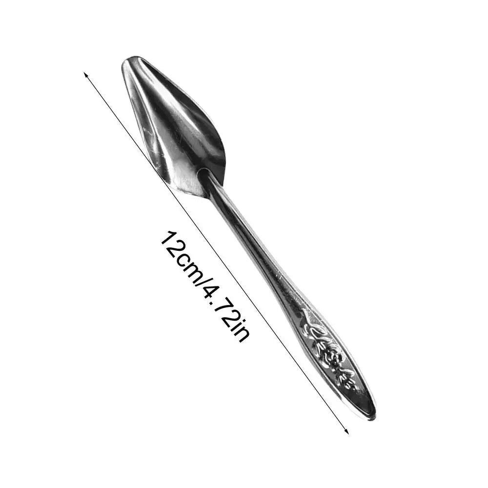 10pcs Portable baby bird feeding water spoon bird parrot feeding spoon stainless steel water milk powder feeder spoon bird food