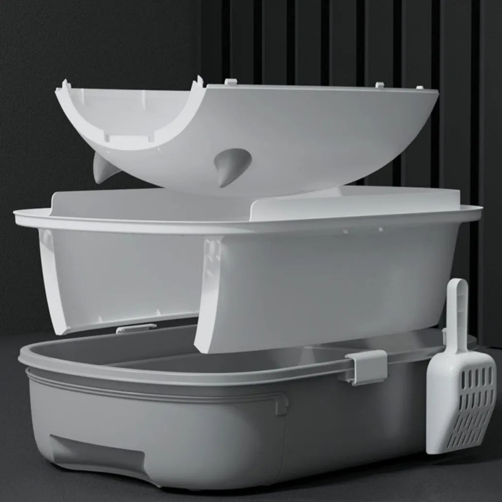 Extra Large Odor-proof Cat Litter Box Fully Enclosed Cat Toilet Foldable Storage Drawer-style Cat Litter Box Pet Supplies