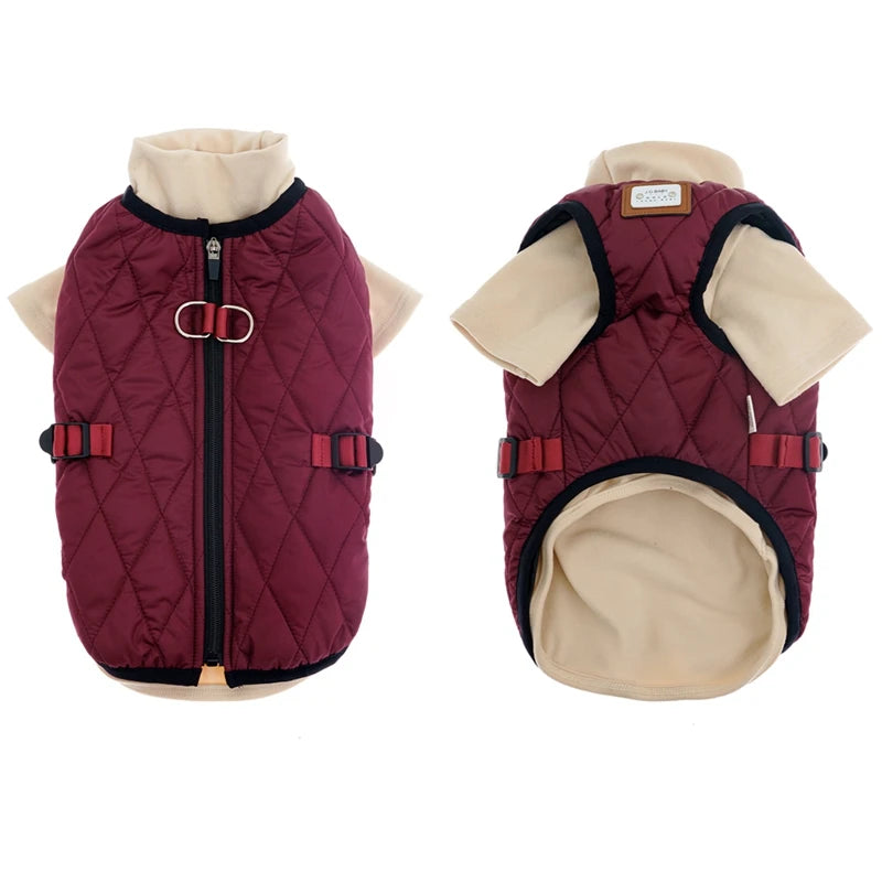Winter Warm Dog Clothes For Small Dogs Pet Clothing Puppy Outfit Windproof Dog Jacket Chihuahua French Bulldog Coat Vest