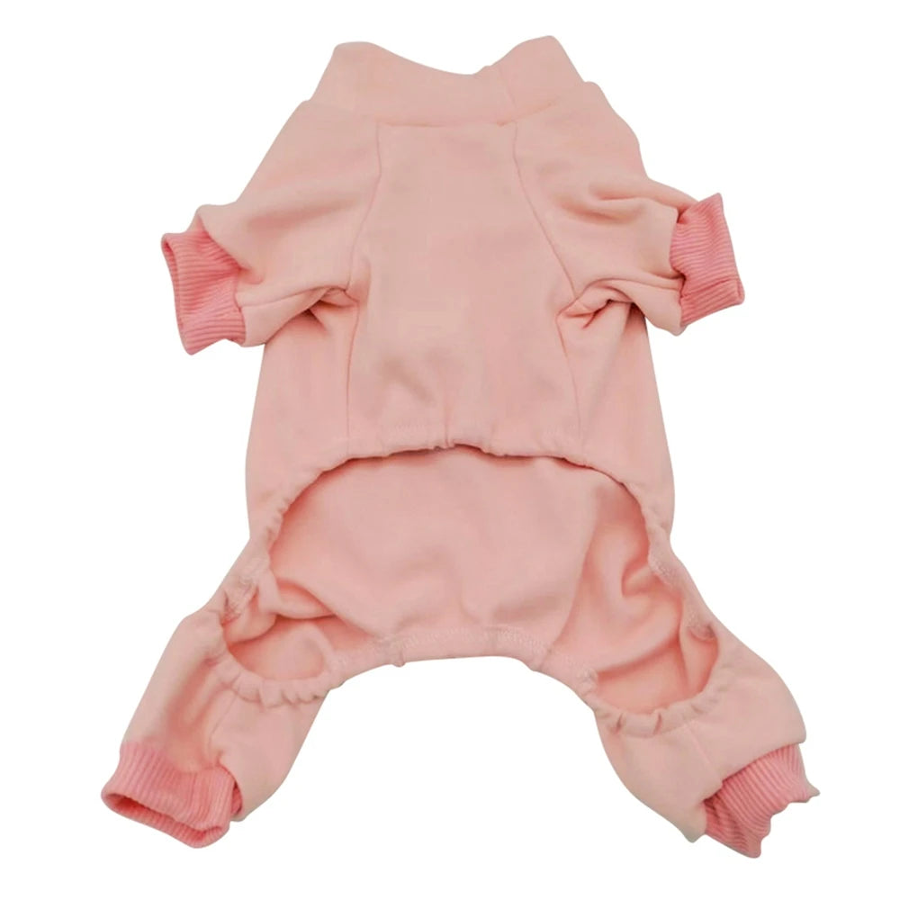 Dog Cat Jumpsuit Pajama Winter Dog Clothes Pet Puppy Tracksuit Cat Puppy Chihuahua Pomeranian Nightshirt Pants