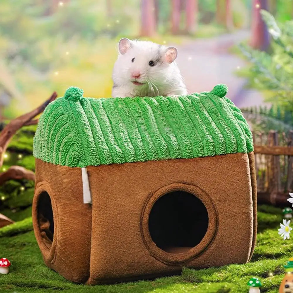 Hammock Warm Bed Small Animal Tube Cage House Small Animal Tube Cage House Hamster Warm Bed Guinea Tunnel House Double Sided