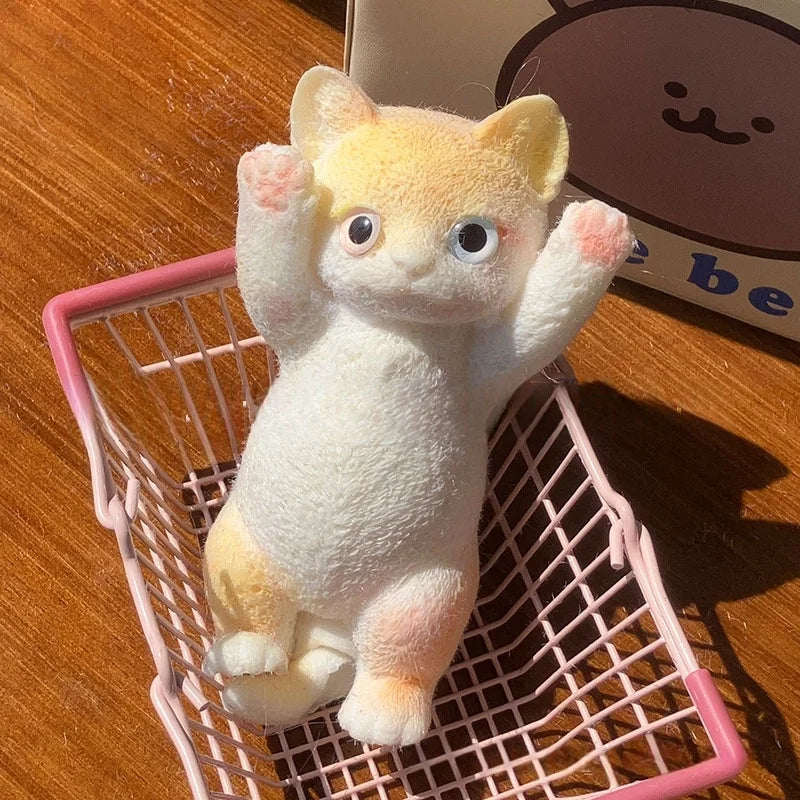 Cat toys cute cat toys stress-relieving cat toys soft toys in the shape of cats Cat toys for relieving fidgety and restless cats