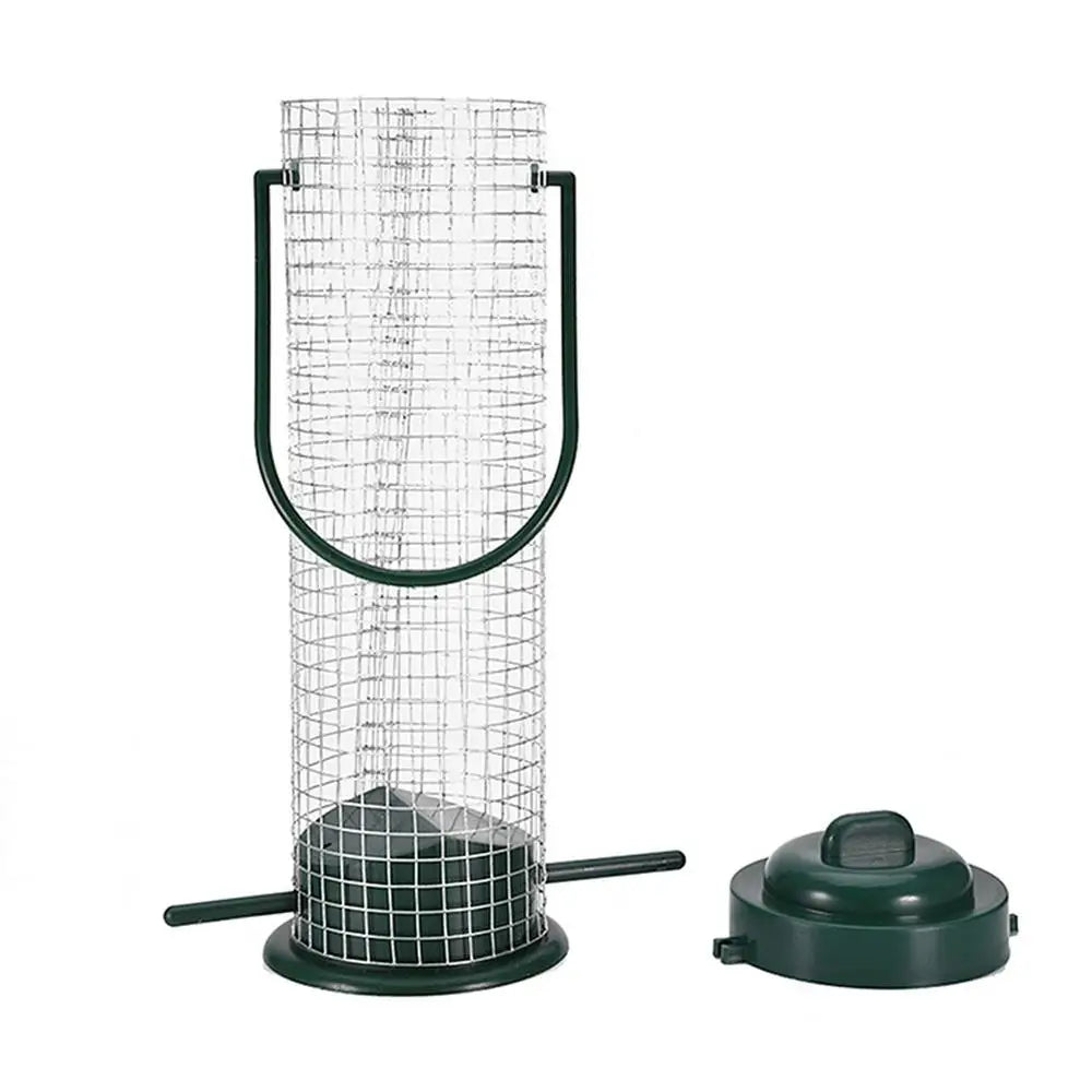 Bird Feeder Standing Dumplings Grease Ball Rack Holder Outdoor Food Dispenser for Tit Small Wild Birds Windproof Rainproof