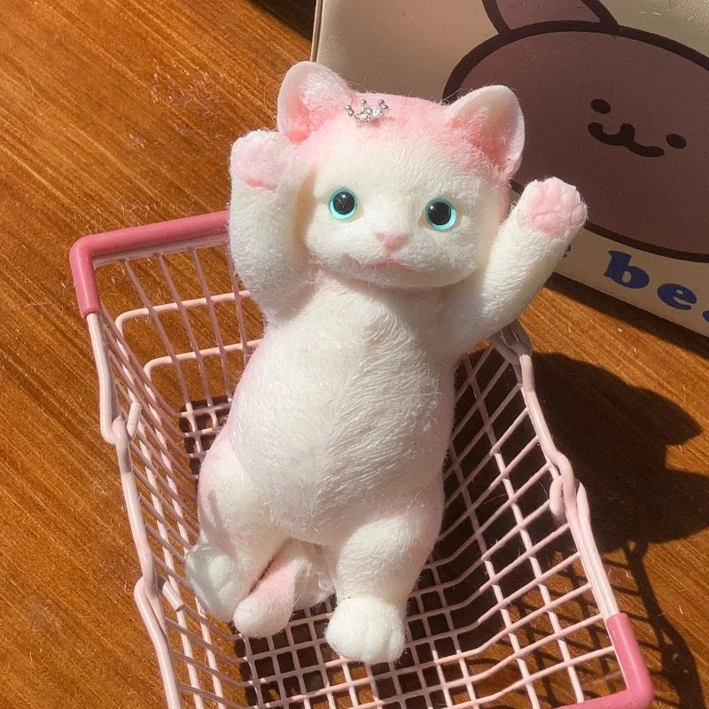 Cat toys cute cat toys stress-relieving cat toys soft toys in the shape of cats Cat toys for relieving fidgety and restless cats