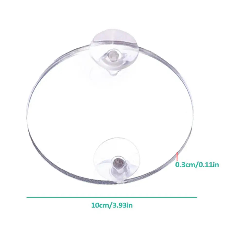 Floating Betta Exercise Mirror Double-sided Adhesive Aquarium Fish Mirror Mirror For Betta Fish Exercise For Home Living Room
