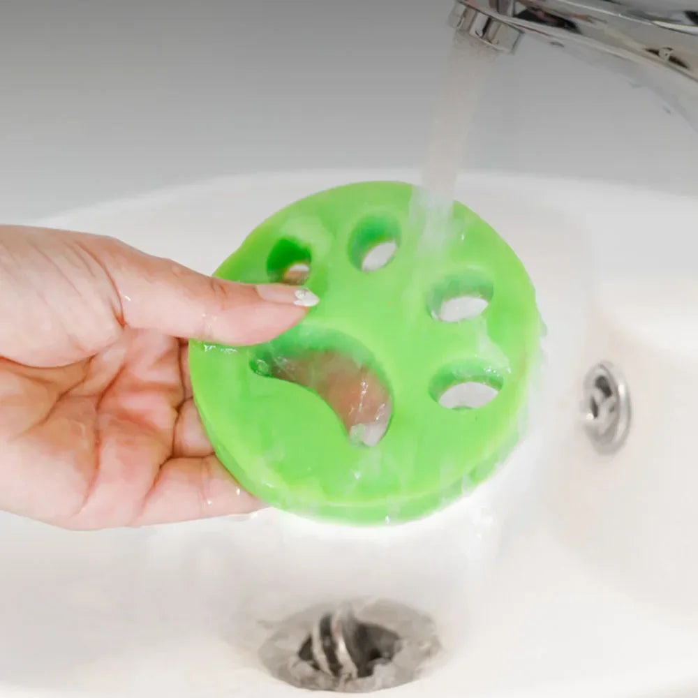Pet Hair Remover for Washing Machine Reusable Cats Dogs Fur Sticker Hair Brush Lint Dust Collector Dryer Cleaning Laundry Tools