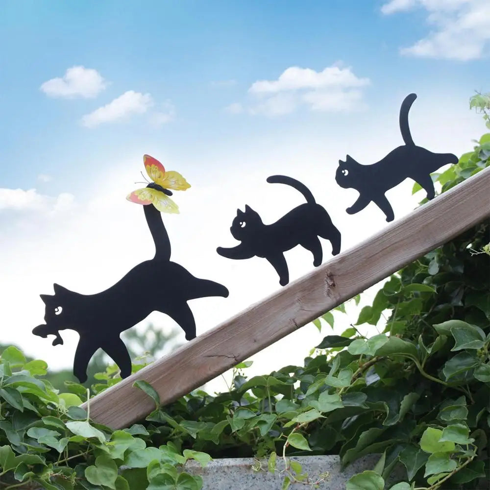 Cat Garden Decor Cat Outdoor Statue Animal Garden Ornaments Cute Lawn Ornaments Home Furnishing Decoration For Courtyards