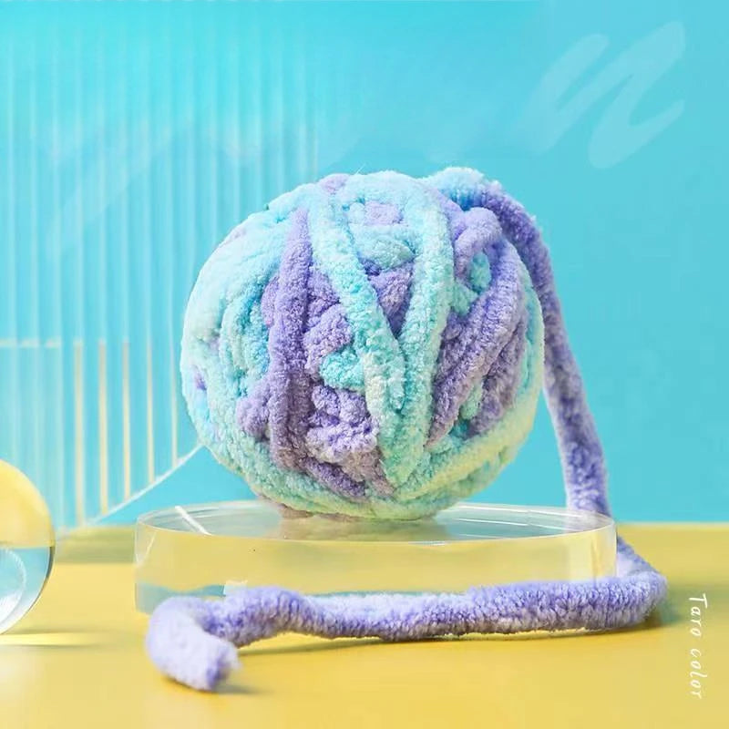 Funny Cat Toys Colorful Yarn Balls with Bell Sounding Interactive Chewing Toy for Kitten Stuffed Toy Ball Cat Toys Supplies
