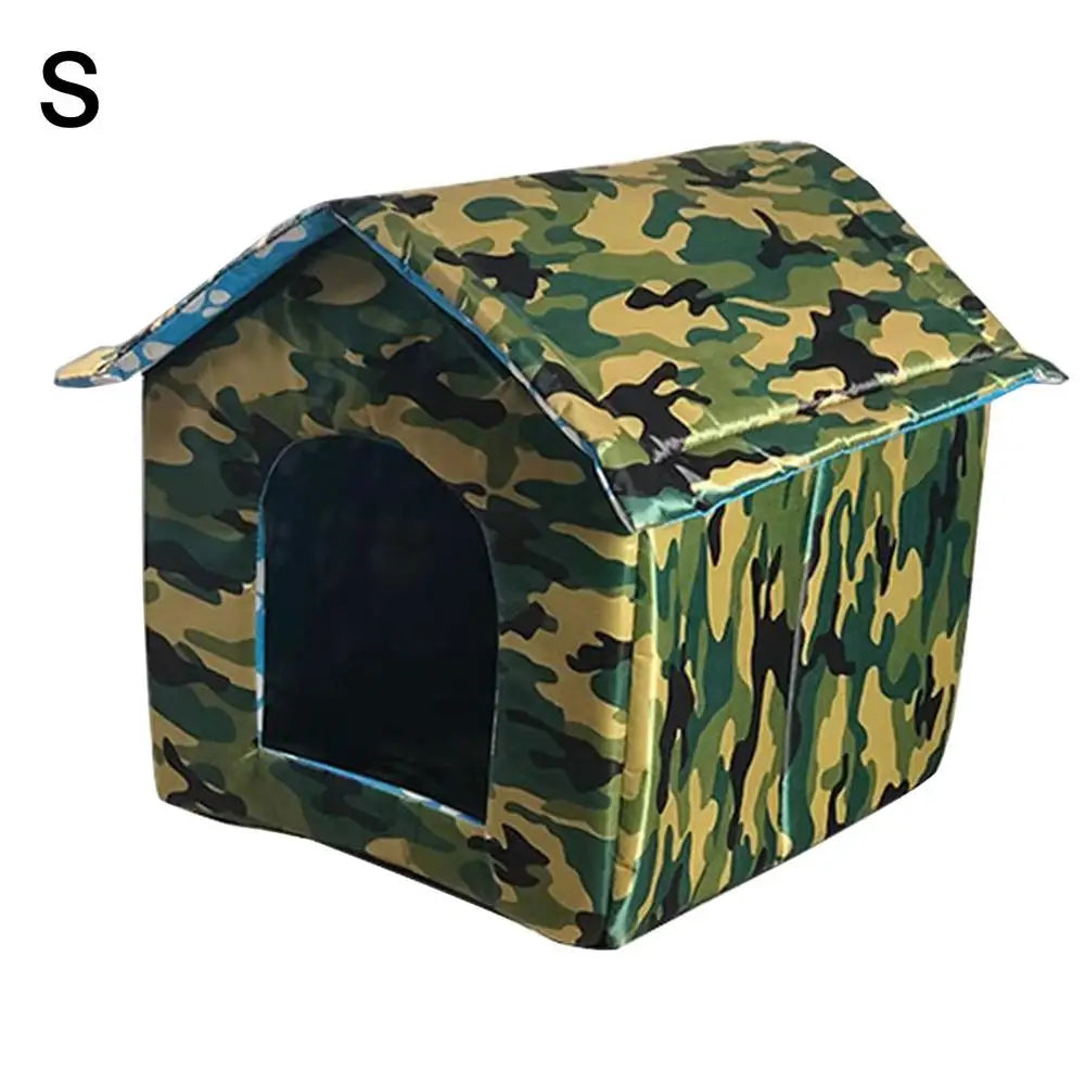 L/M/S Sizes Outdoor Pet House Waterproof Thickened Cat Nest Tent Puppy Pet House Cat Nest Foldable Dogs Bed Pet Carriers